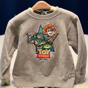 Disney Gray Sweatshirt with Red Logo
